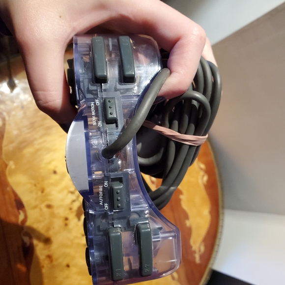 Playstation One Program Pad Clear Controller - Picture 7 of 7